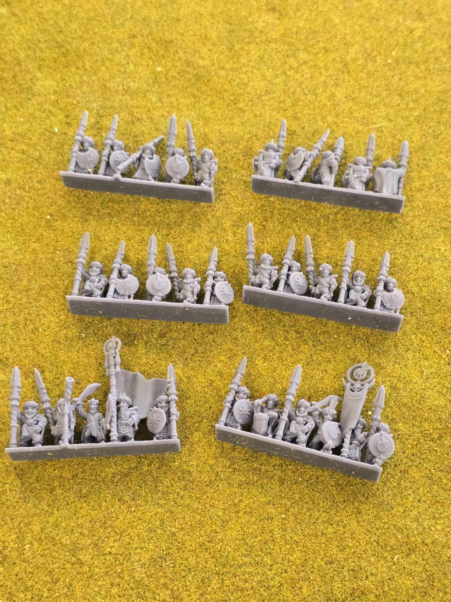 Spearmen Unit - 10mm Araby - Greensin Miniatures - Warmaster