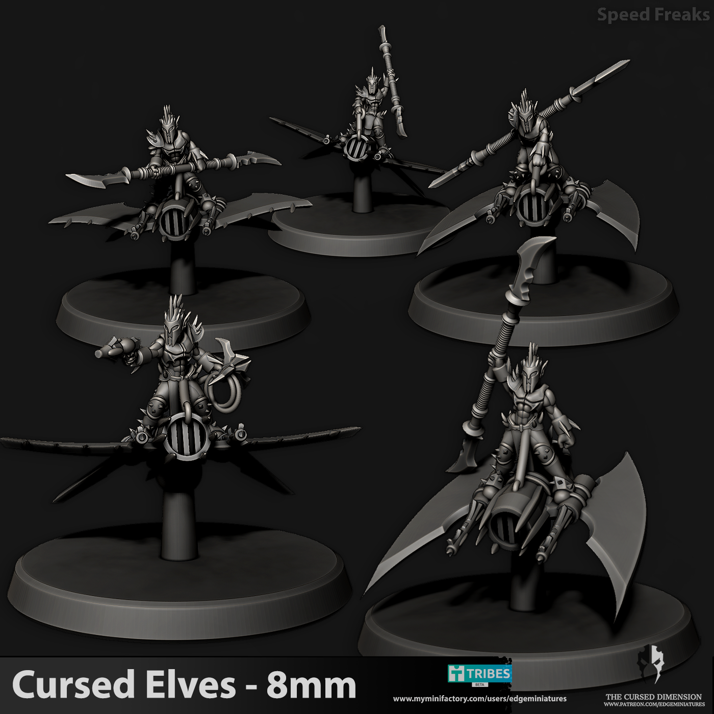 Speed Freeks Cursed Elves -  8mm to 10mm
