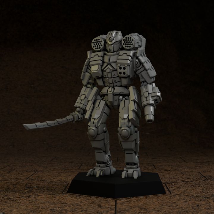 No-Dachi For American Mecha - Battletech 1/265 to 1/285 Scale