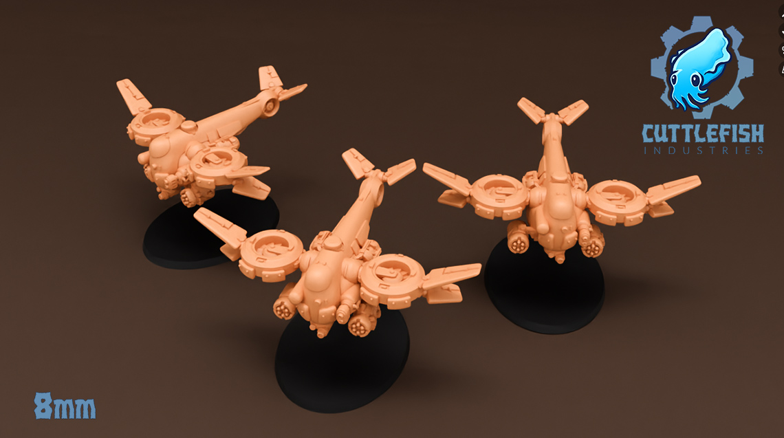 Small Leeged Dwrfs - 8mm - FULL SET - Cuttlefish Industries