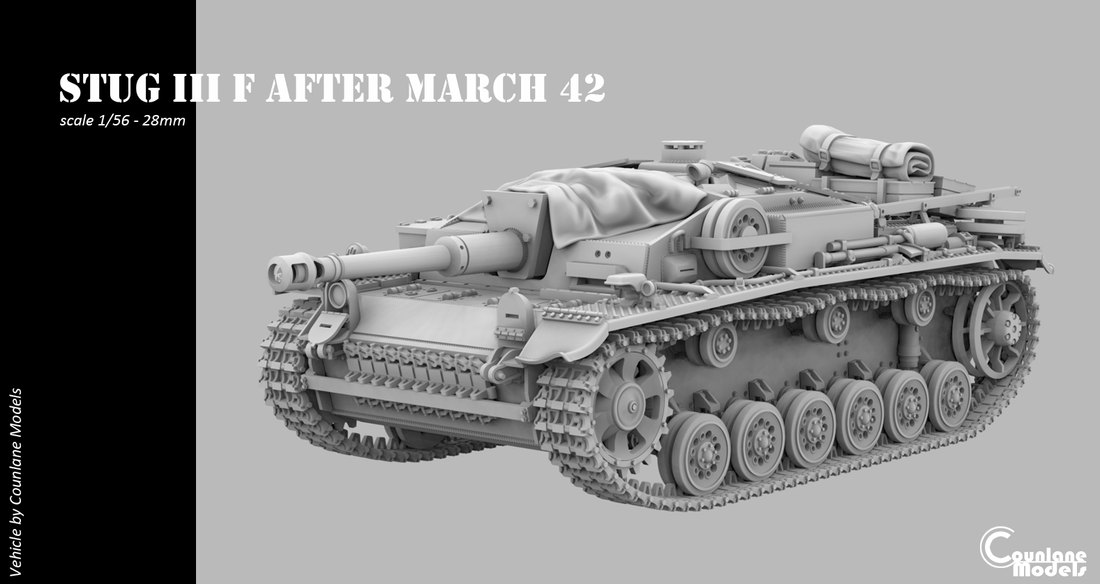 Stug III F after march 42