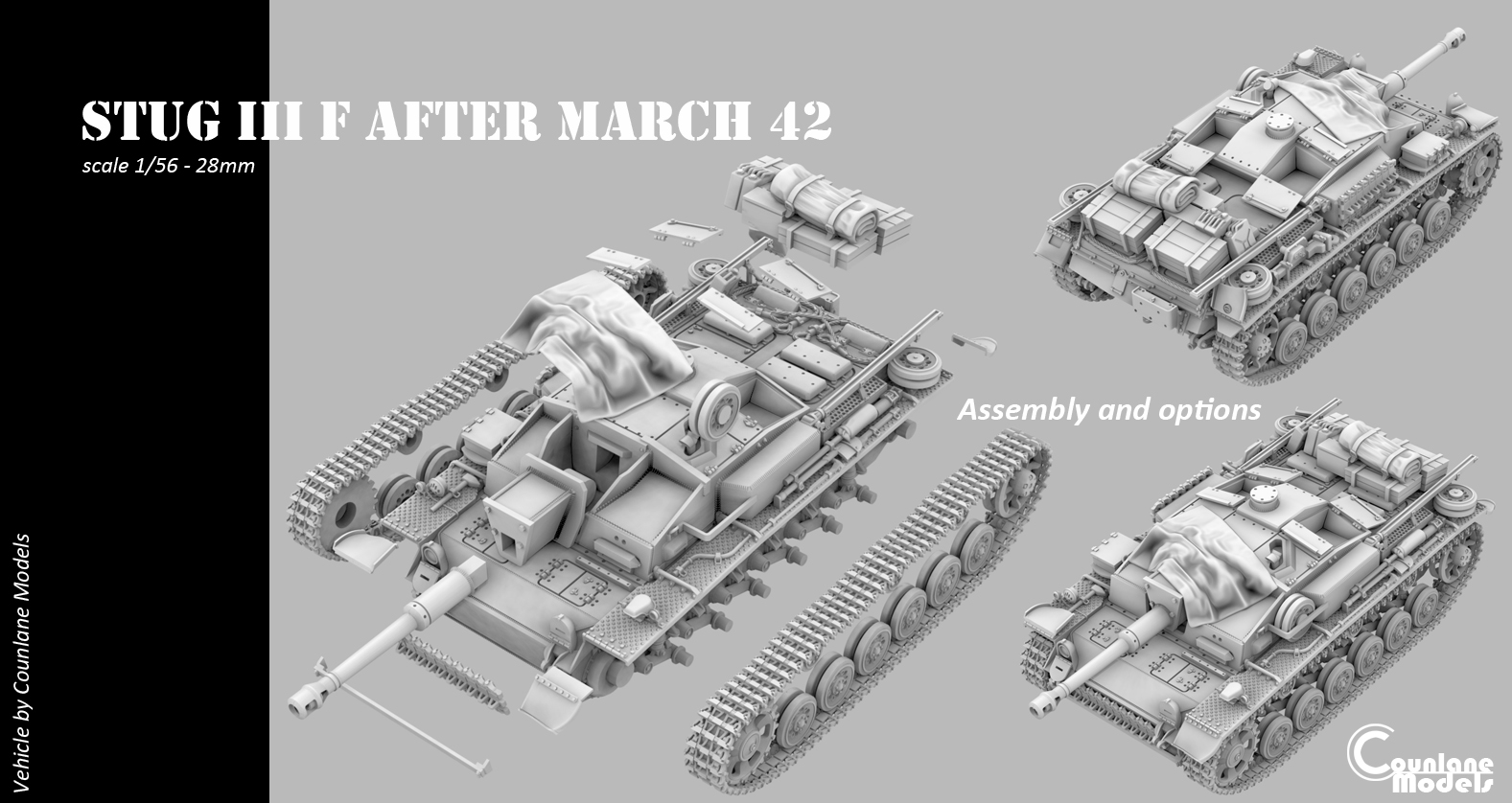Stug III F after march 42