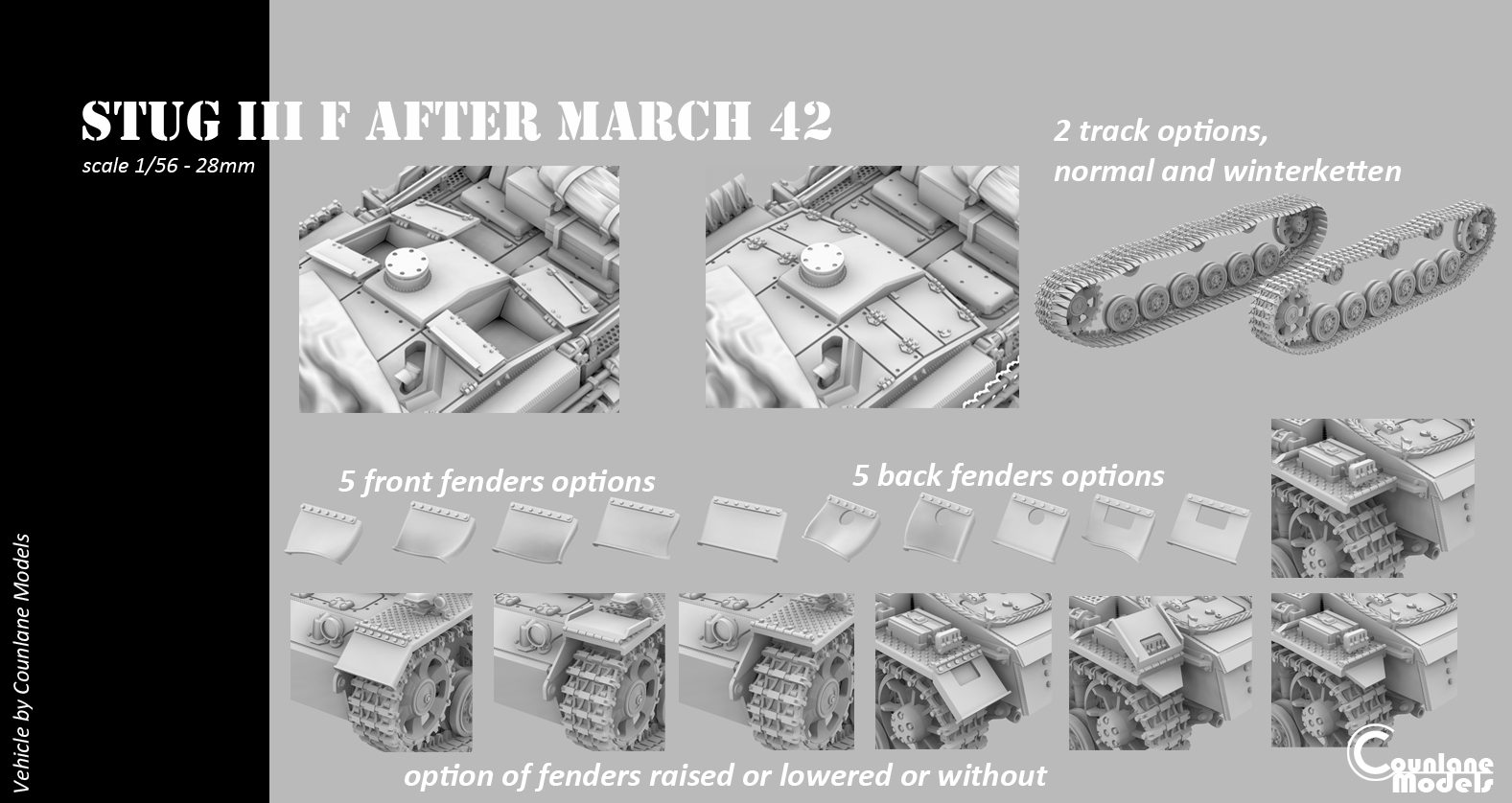 Stug III F after march 42