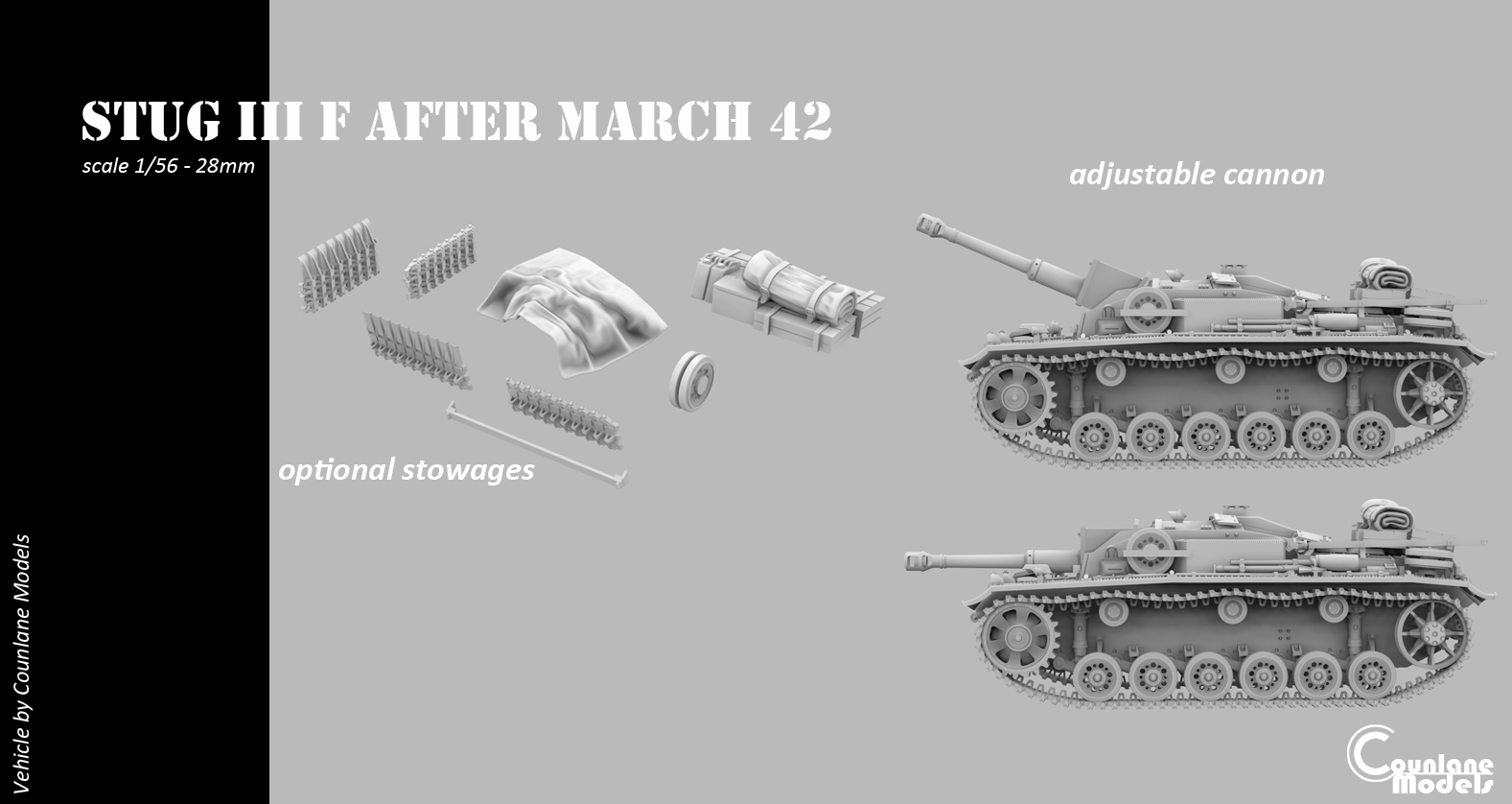 Stug III F after march 42