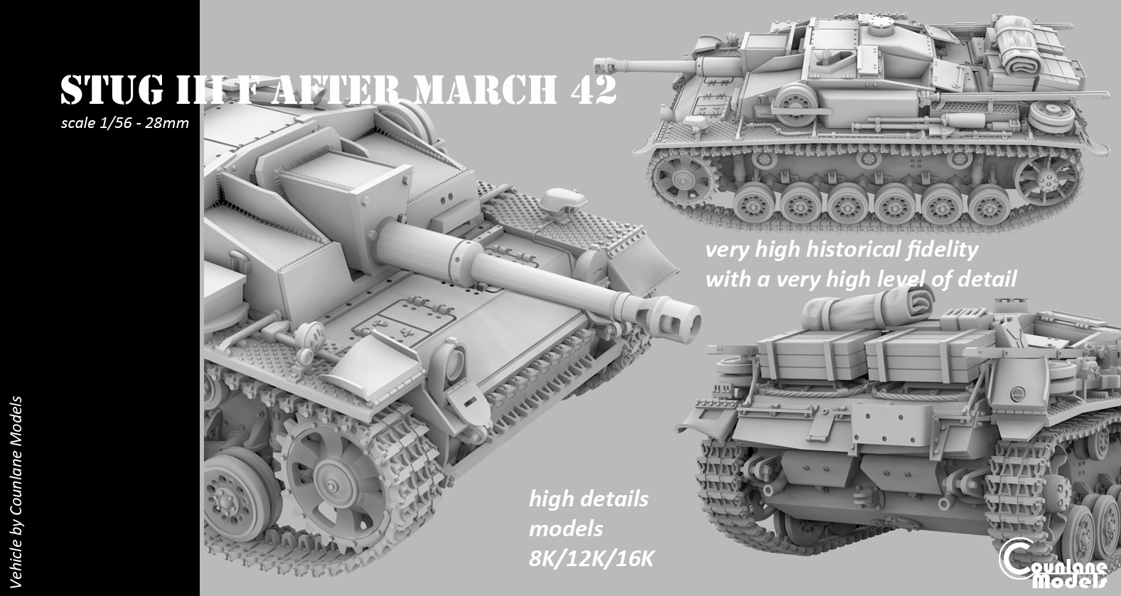 Stug III F after march 42