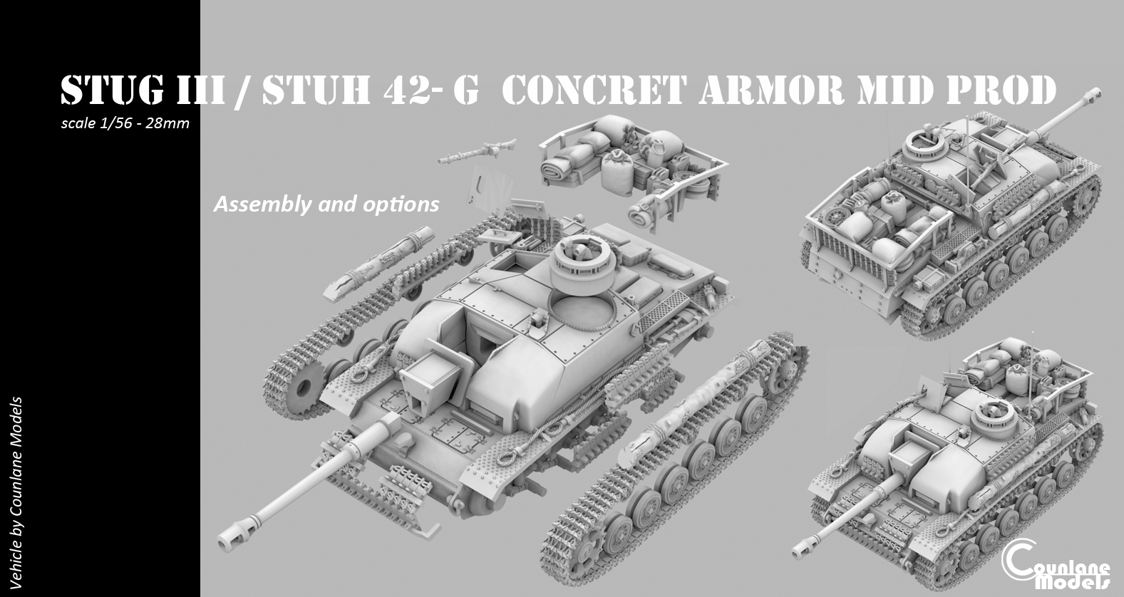 Stug III / stuh 42 G concret armor mid prod