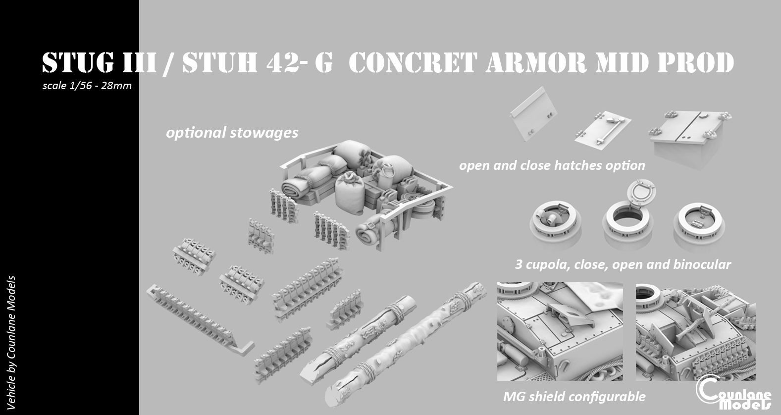 Stug III / stuh 42 G concret armor mid prod