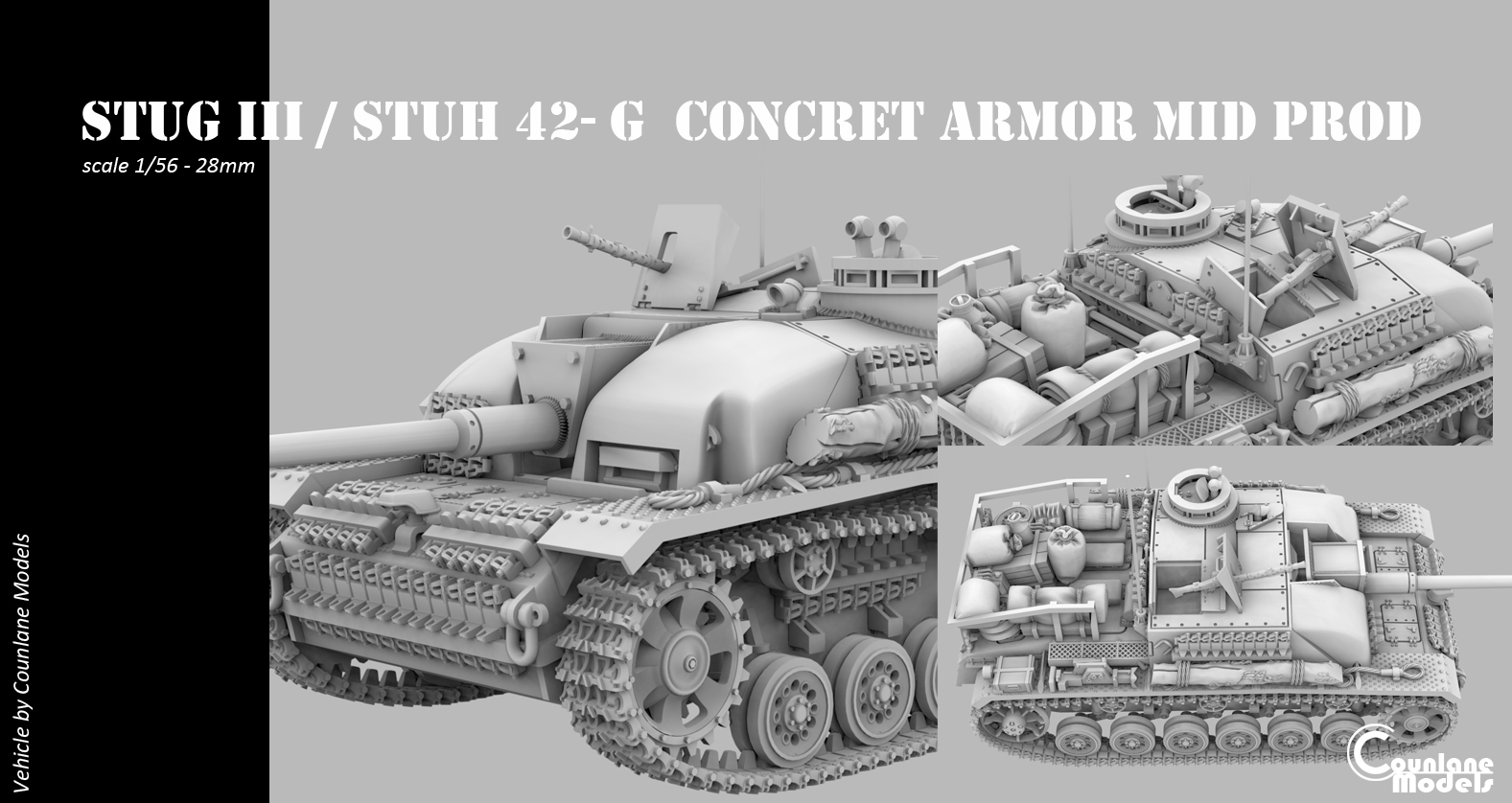 Stug III / stuh 42 G concret armor mid prod