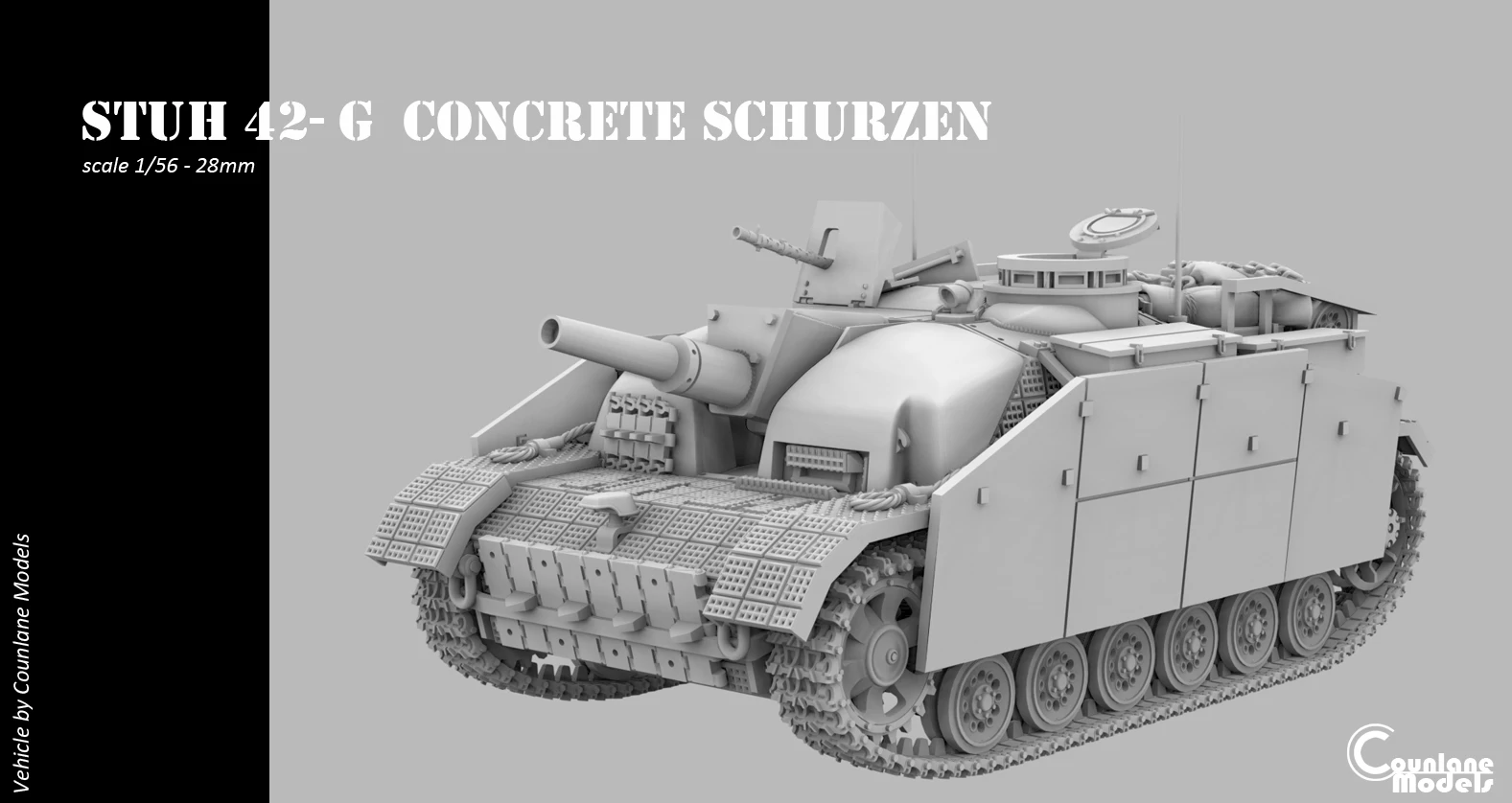 Sturmhaubitze (StuH) 42 With Concrete armor, schurzen, zimmerit