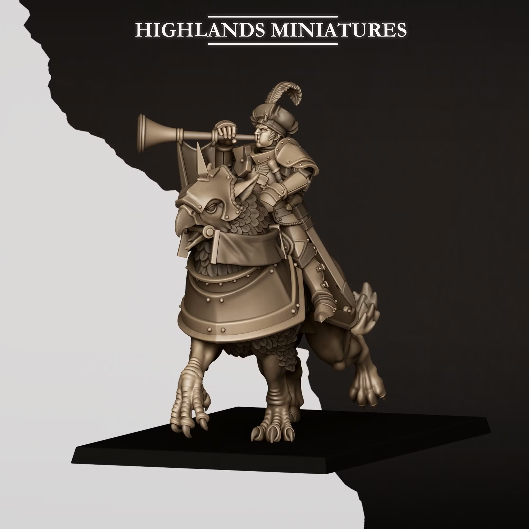 Wingless Gryphons Knights - 25mm to 32mm