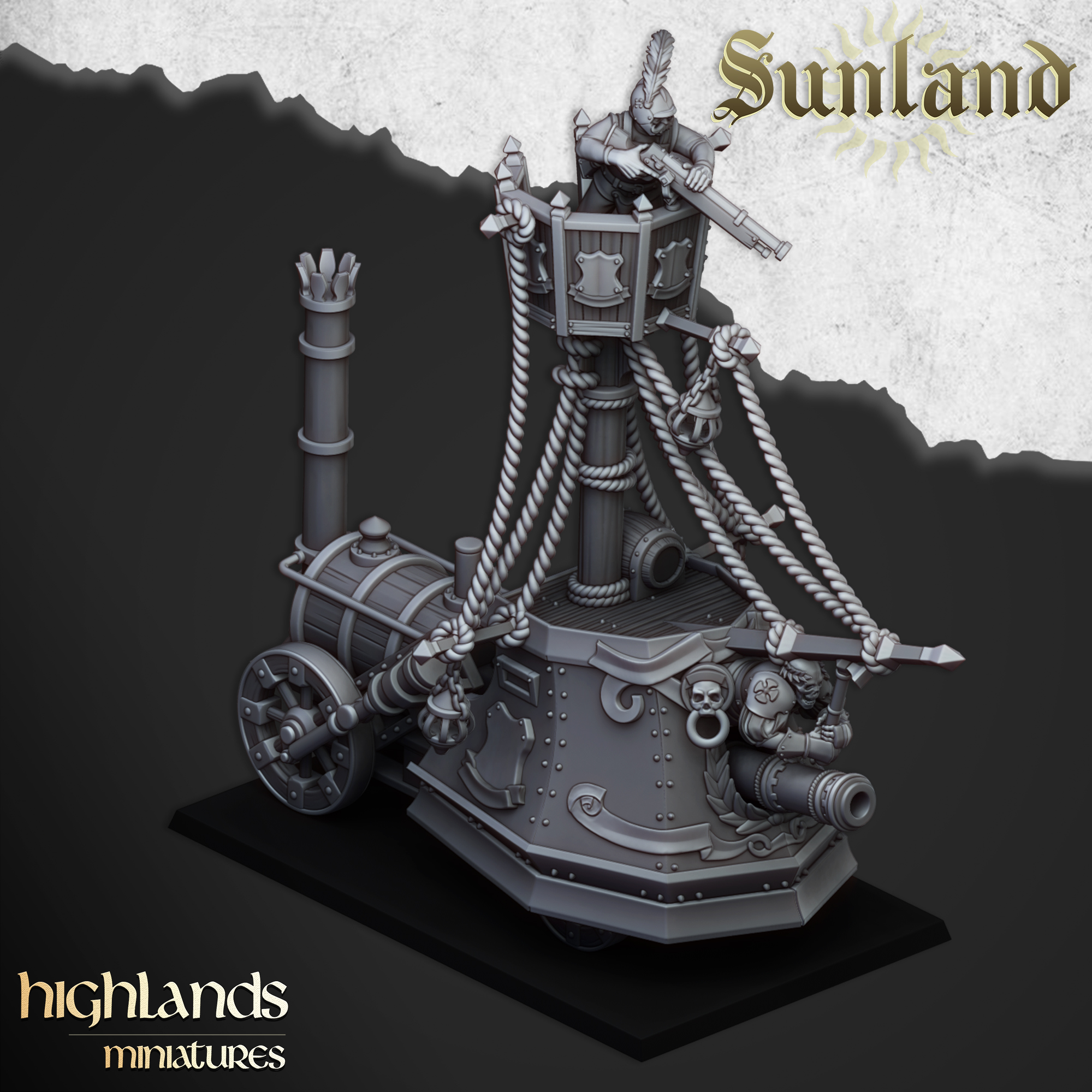 Ironclad Landship - 25mm to 32mm - Sunland