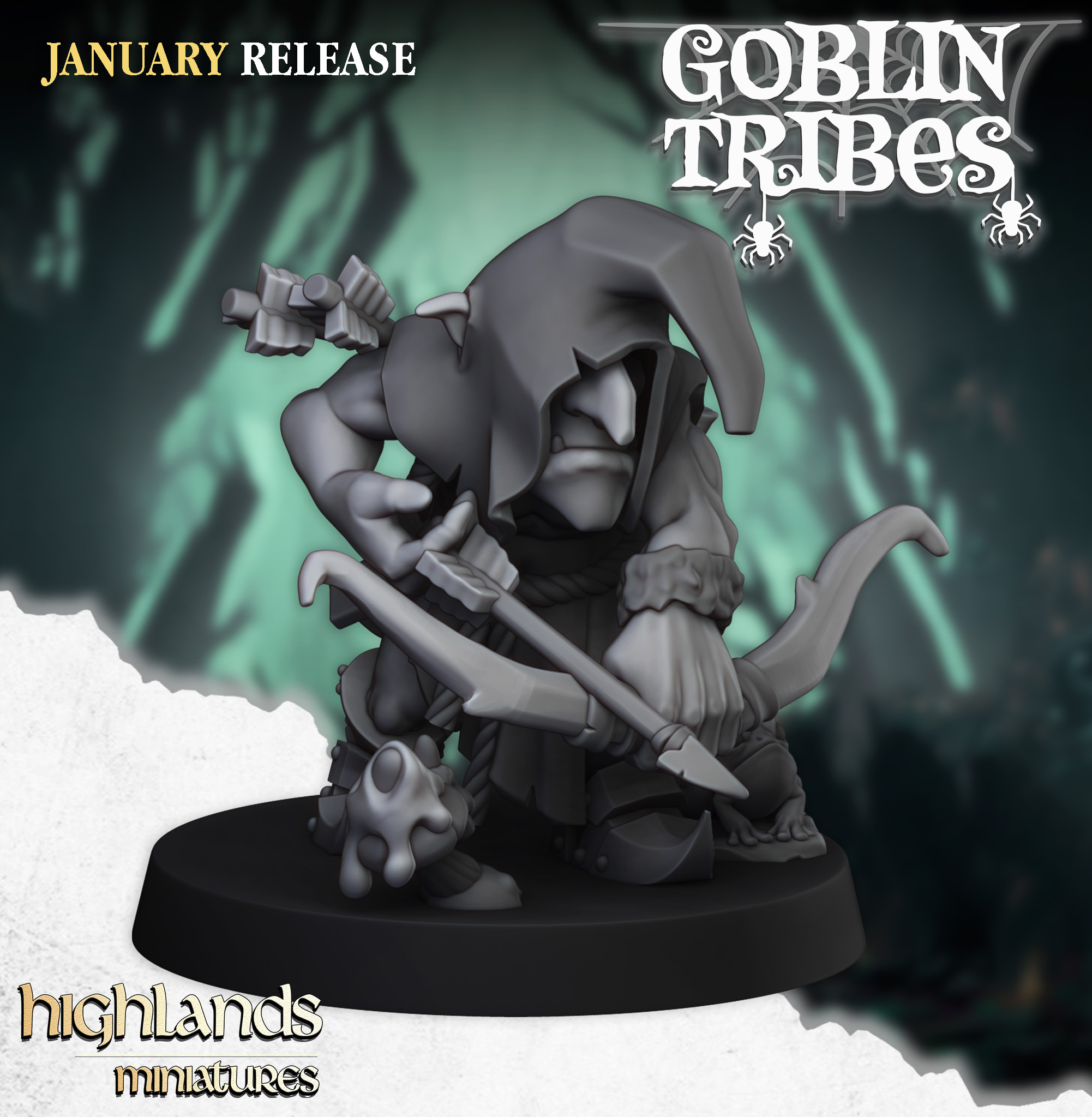Goblin Archers - 25mm to 32mm - Swamp Goblins