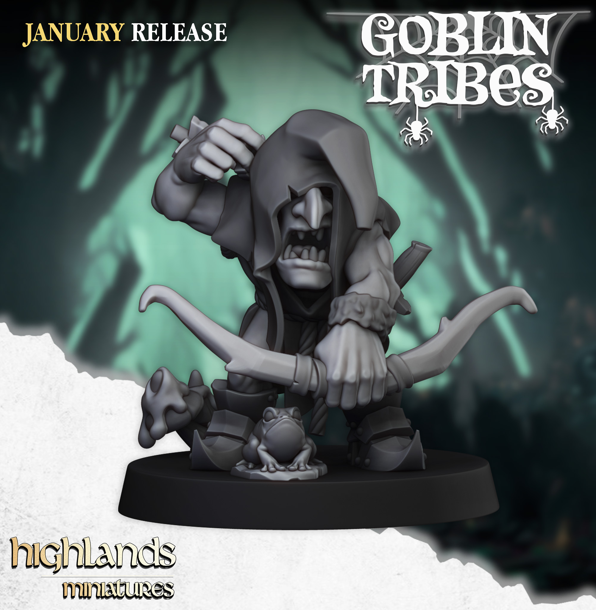 Goblin Archers - 25mm to 32mm - Swamp Goblins