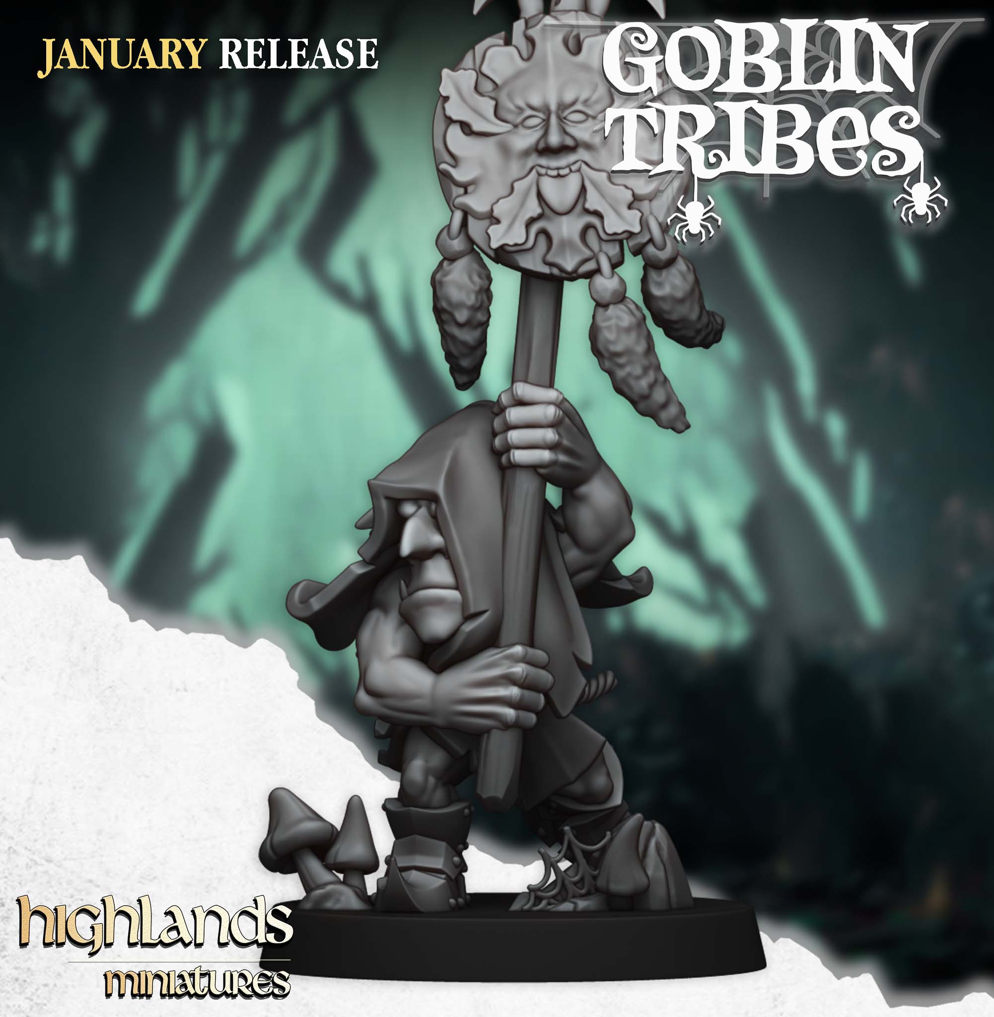 Goblins with Pikes - 25mm to 32mm - Swamp Goblins