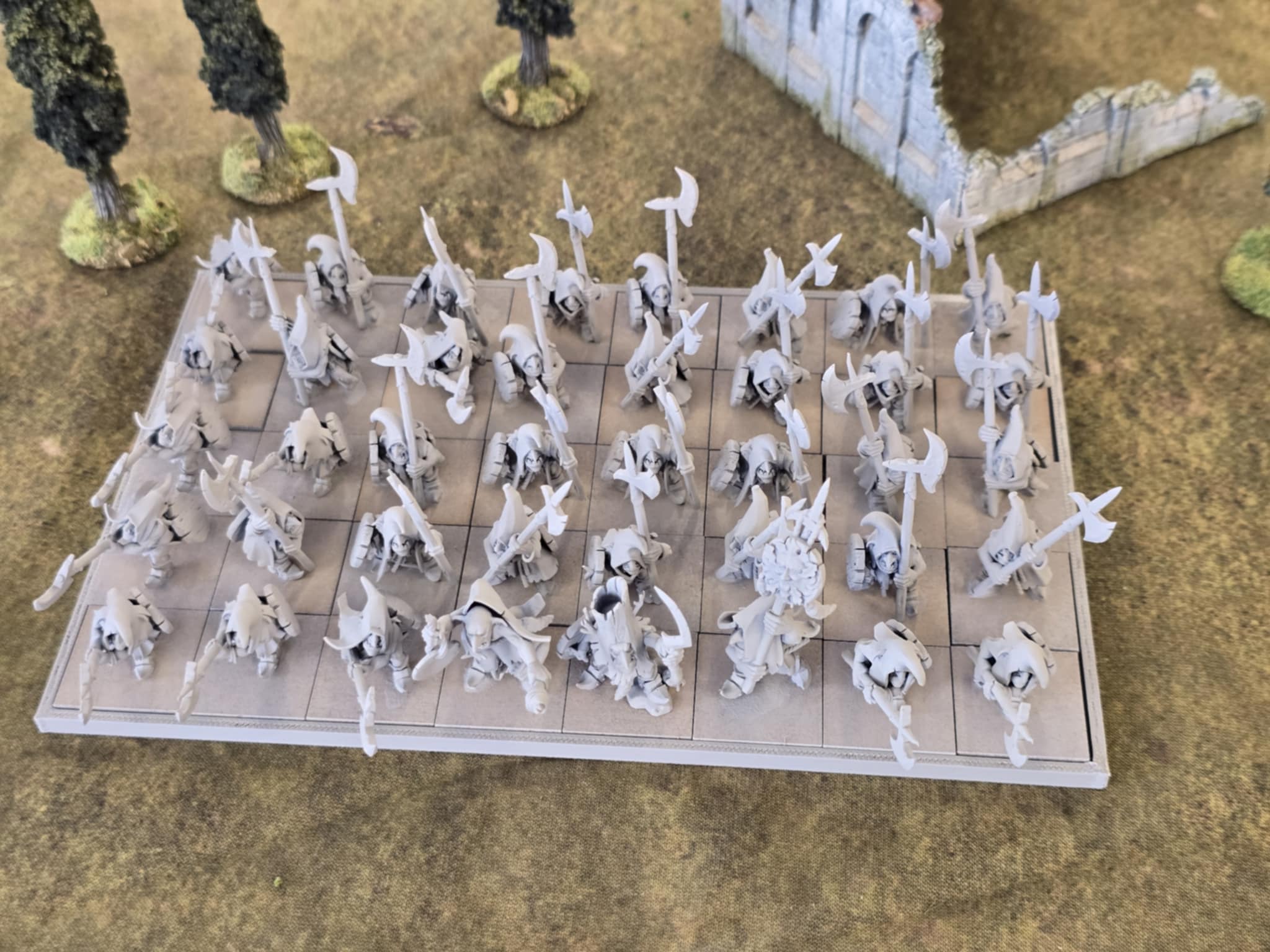 Swamp Goblins with shields and Pikes x40