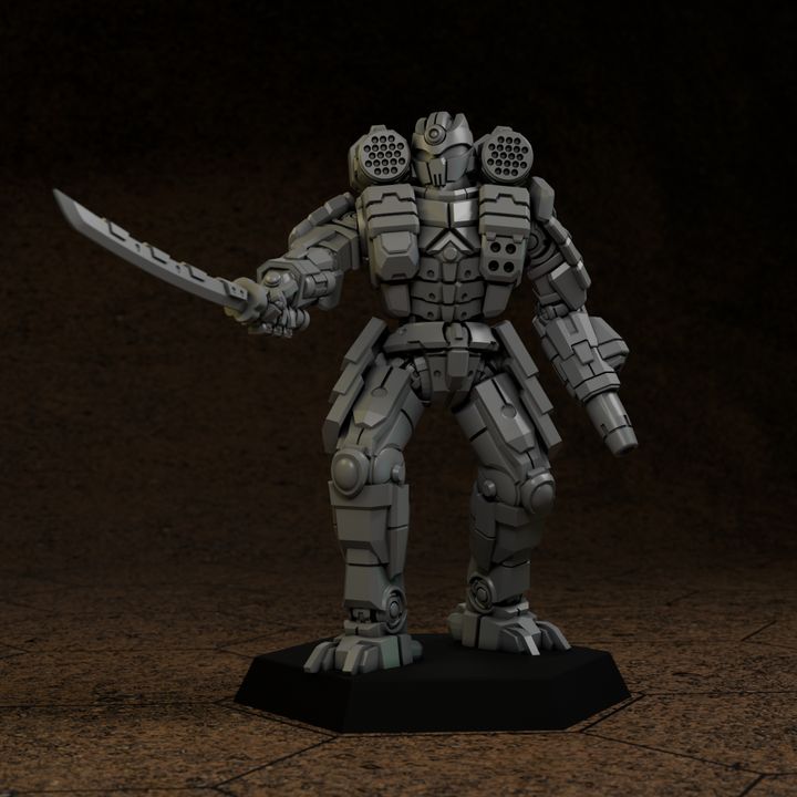 No-Dachi For American Mecha - Battletech 1/265 to 1/285 Scale