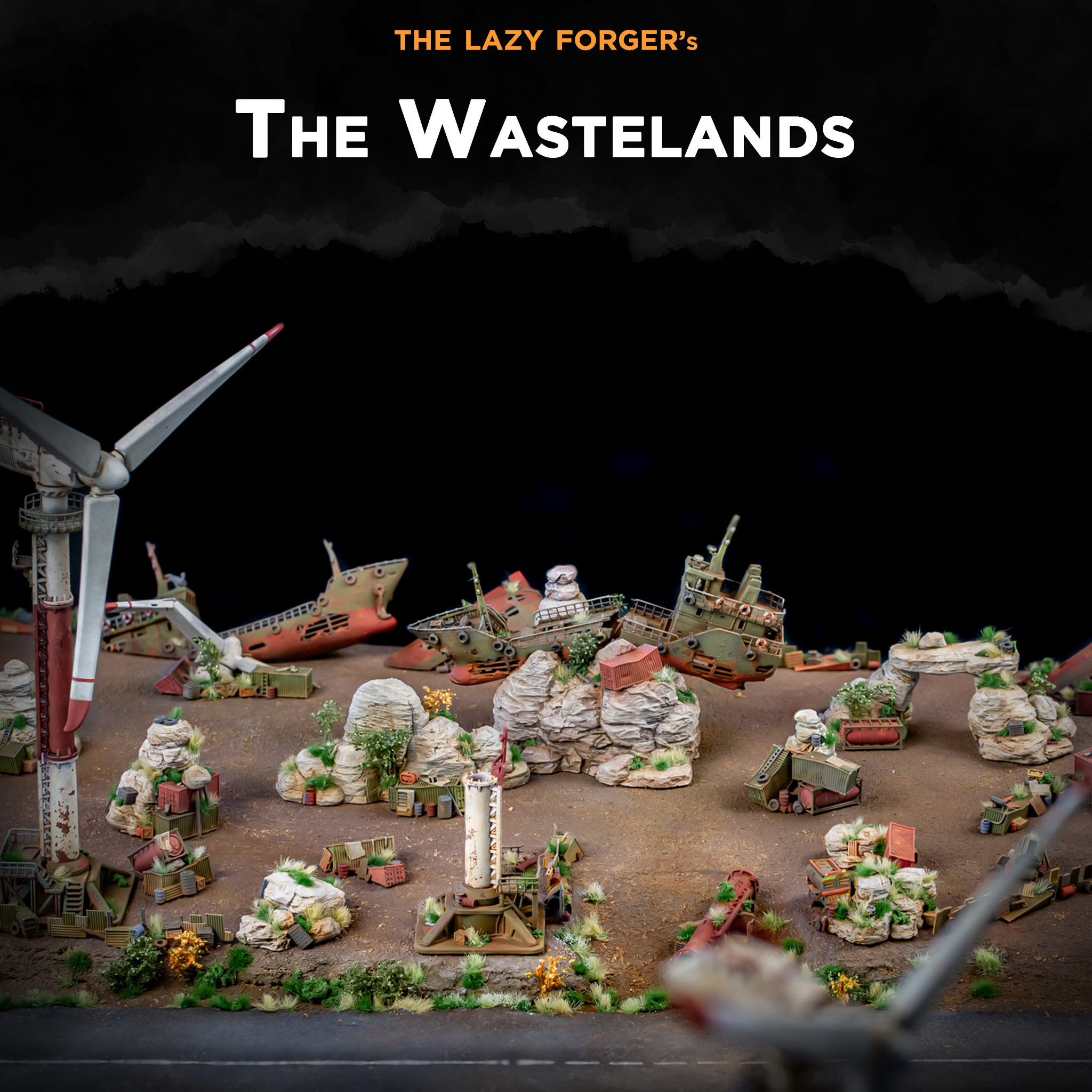 Wastelands  scenery Sets- 6mm to 8mm