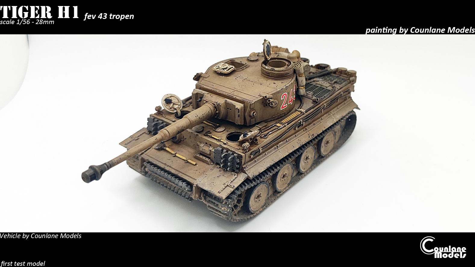Panzer VI Tiger 1 H1  February 43 - WWII Germany