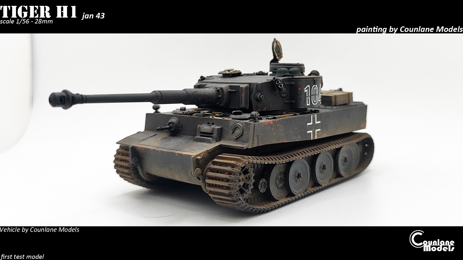 Panzer VI Tiger 1 H1  January 43 - WWII Germany