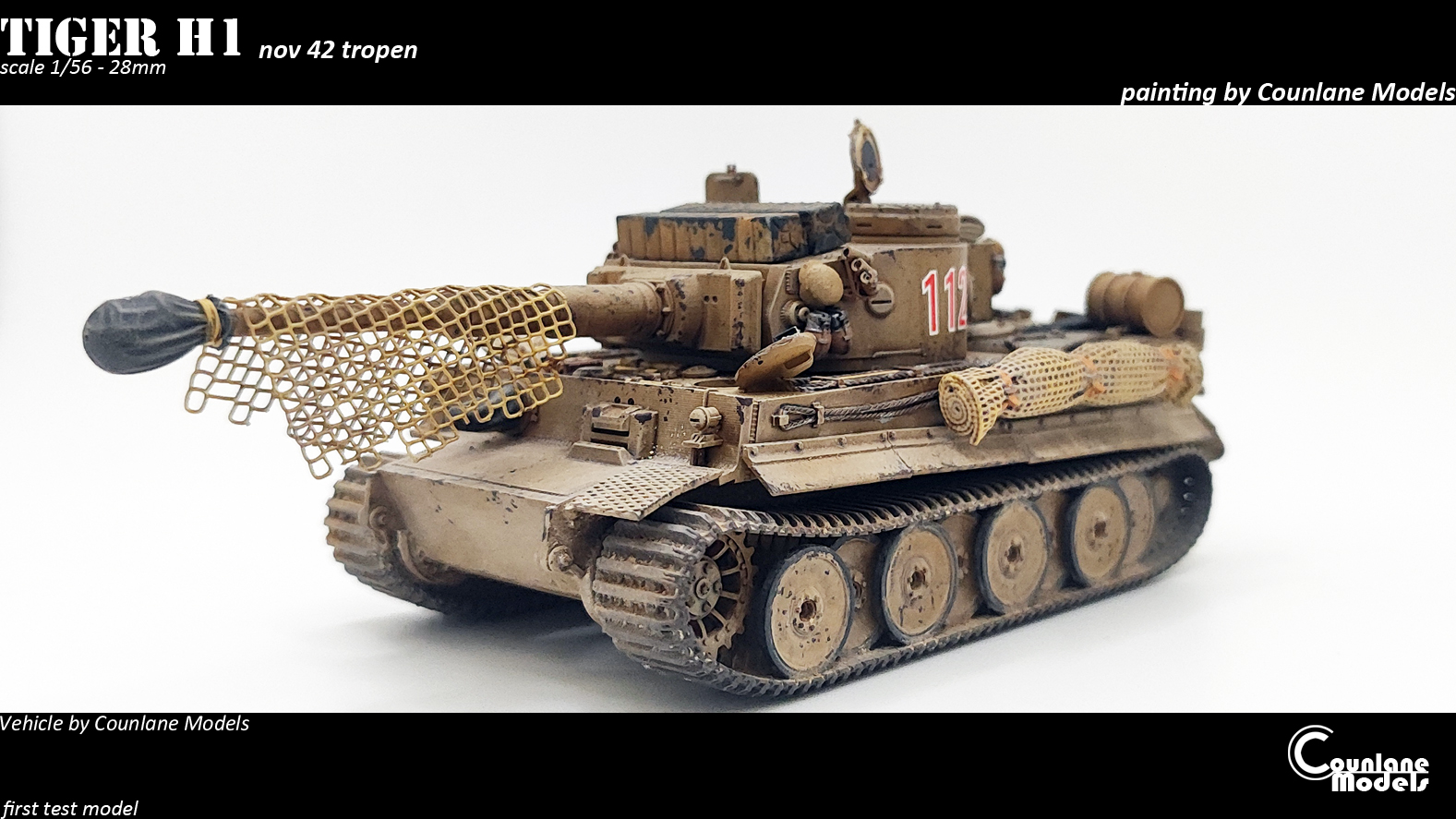 Panzer VI Tiger 1 H1  November 42 - WWII Germany