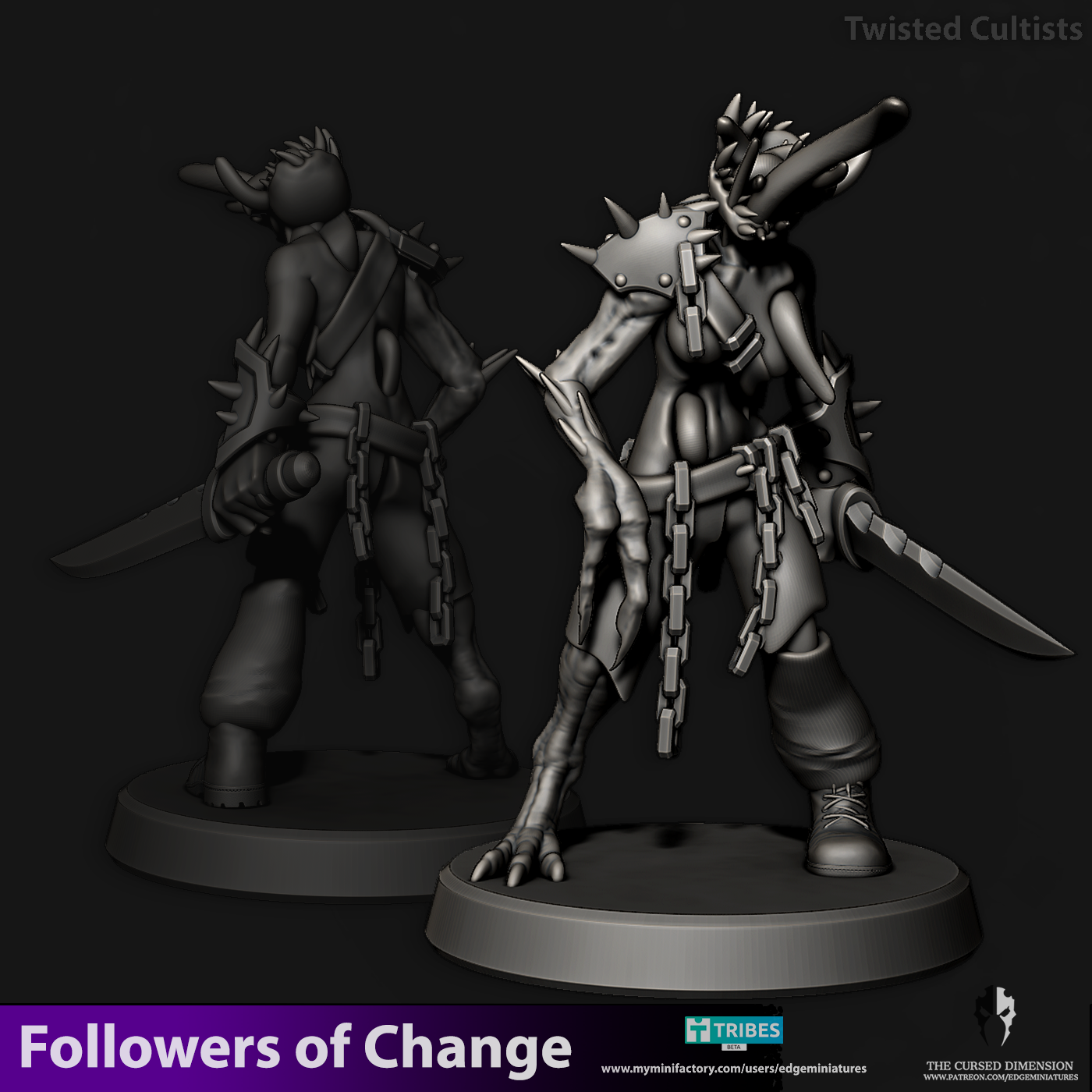 Twisted Cultists 28mm - Followers of Change