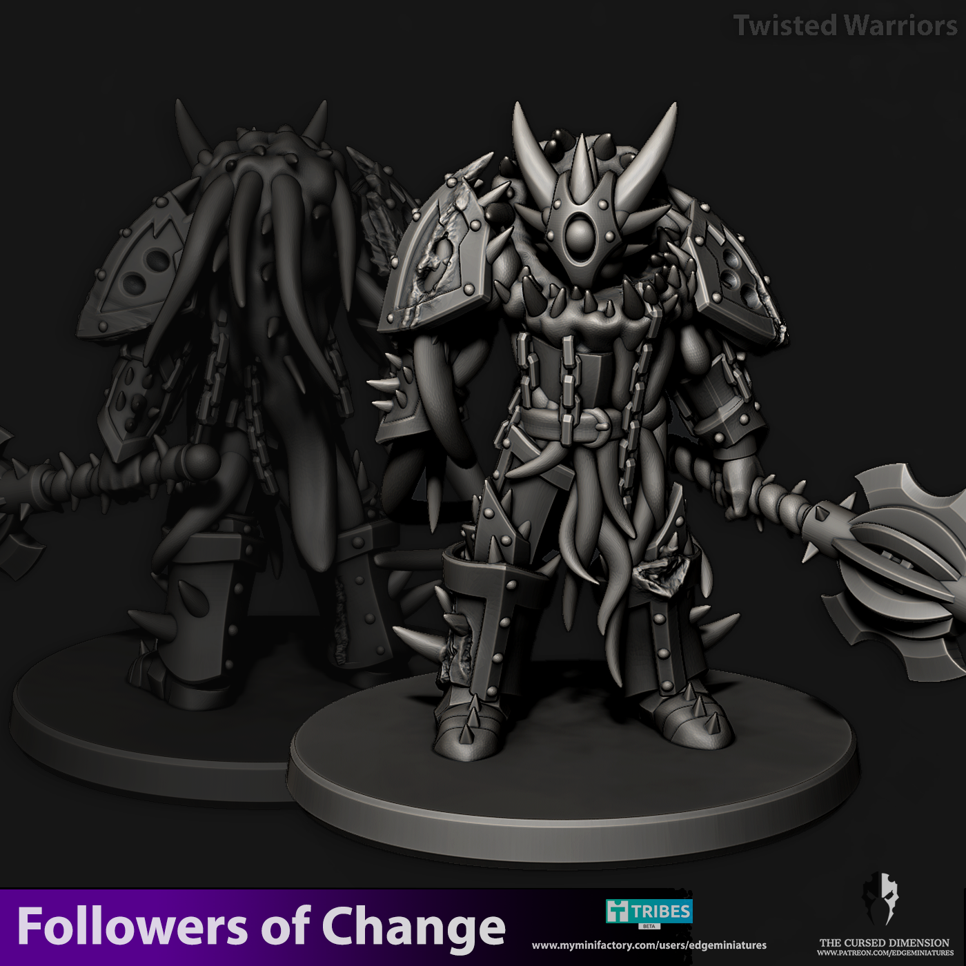 Twisted Warriors 28mm - Followers of Change