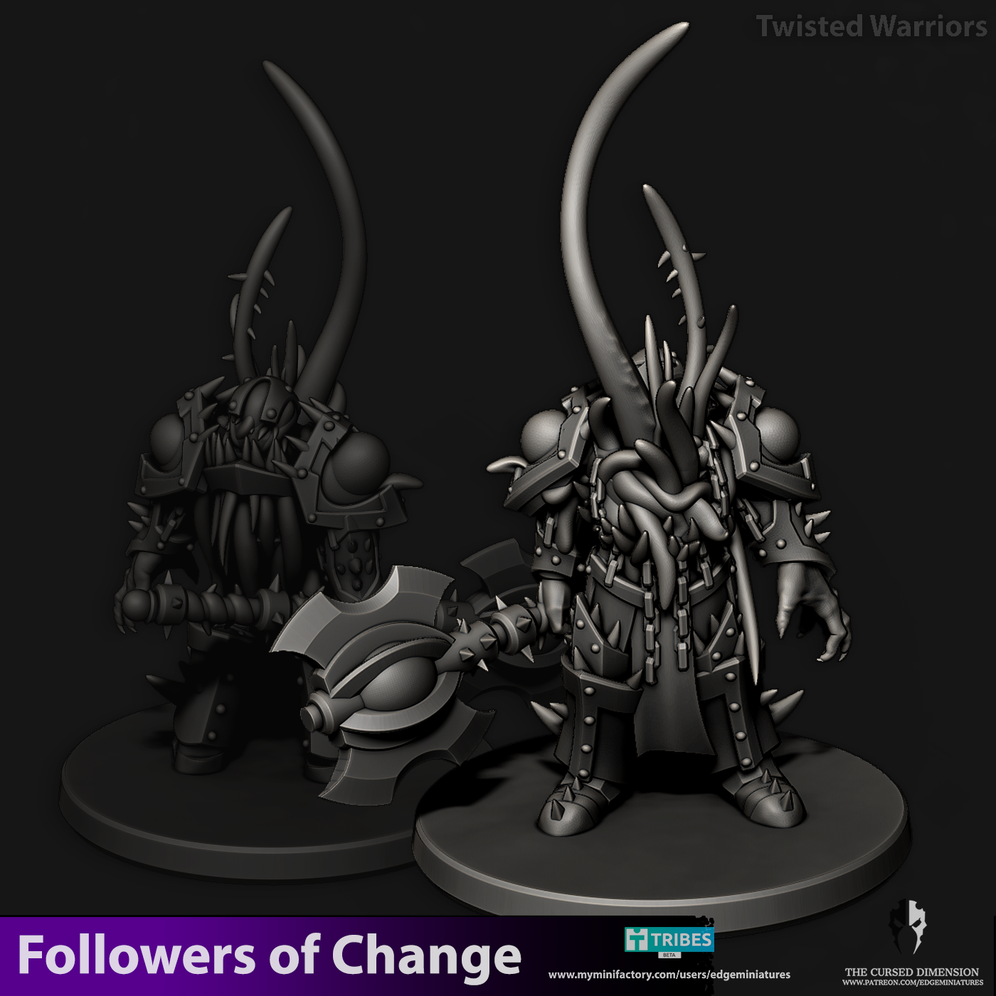 Twisted Warriors 28mm - Followers of Change