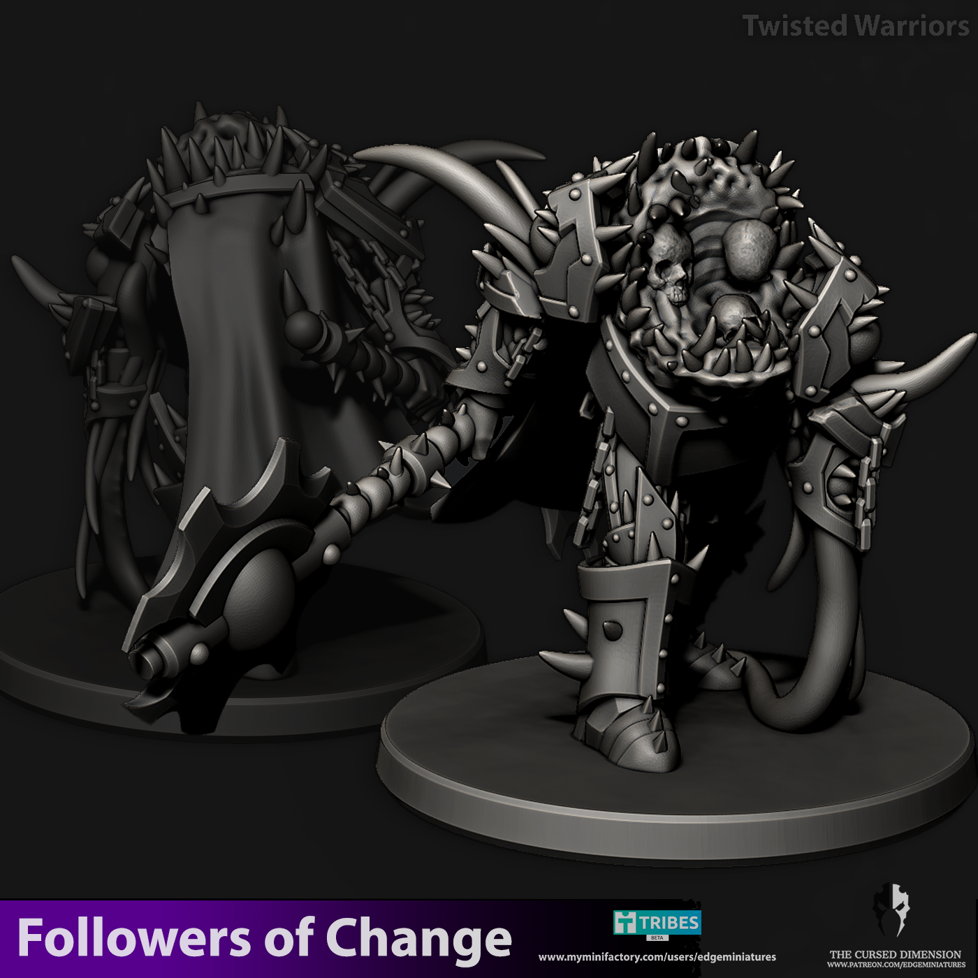 Twisted Warriors 28mm - Followers of Change