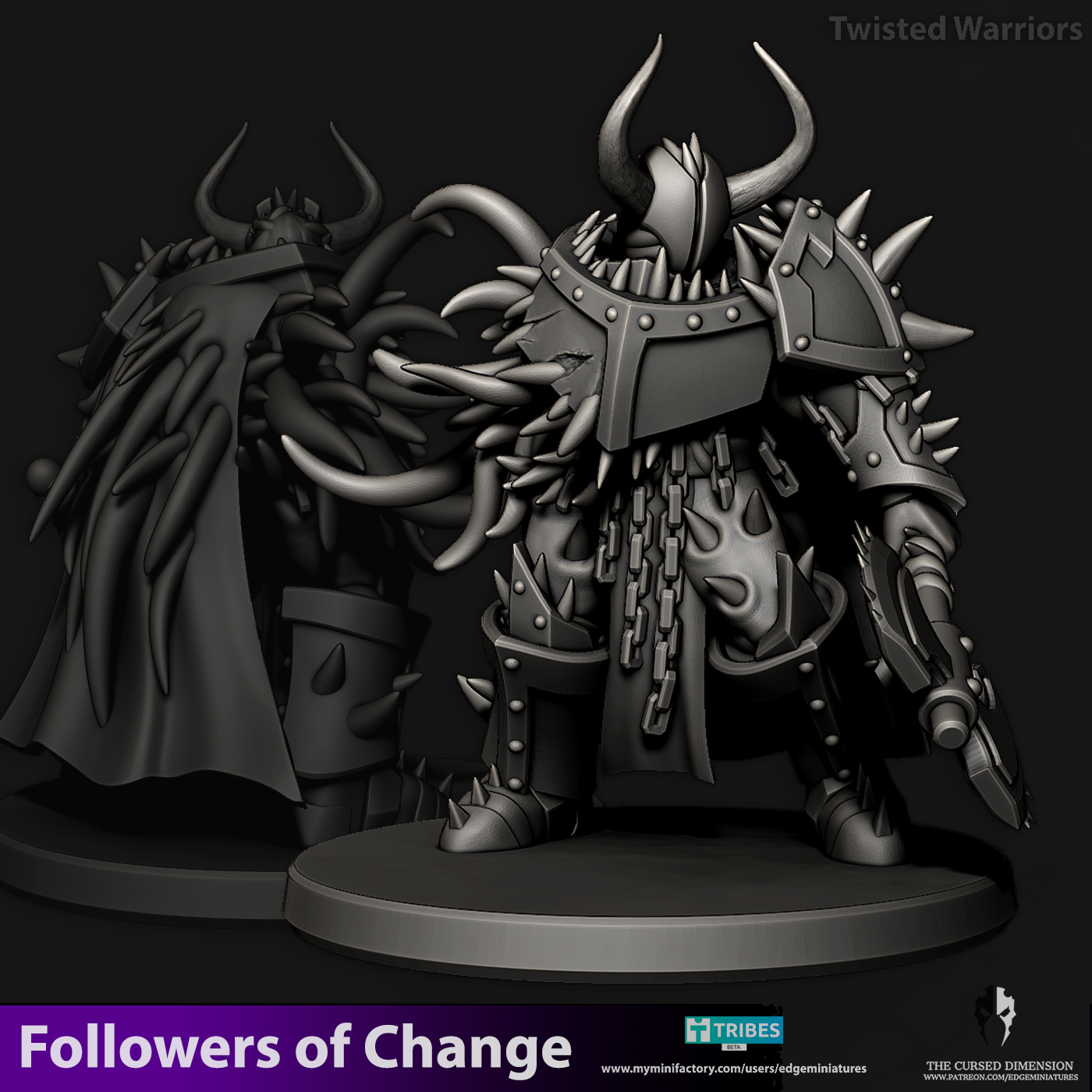 Twisted Warriors 28mm - Followers of Change