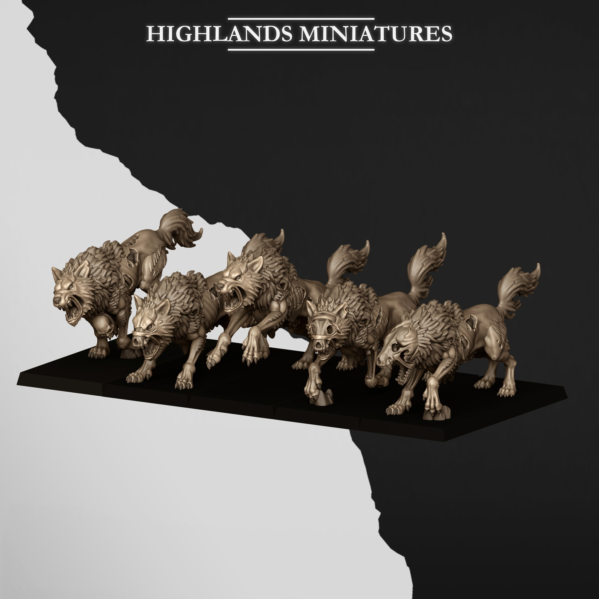 Direwolves Unit - 25mm to 32mm - Transylvania Realm
