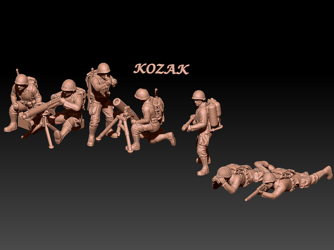 US Support Team - 1/100, 1/72, 1/60