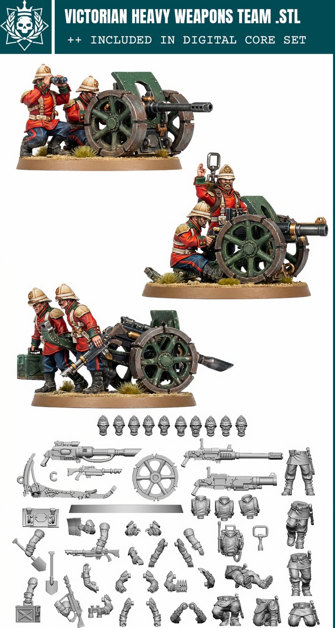 Victorian Heavy Weapon Squad