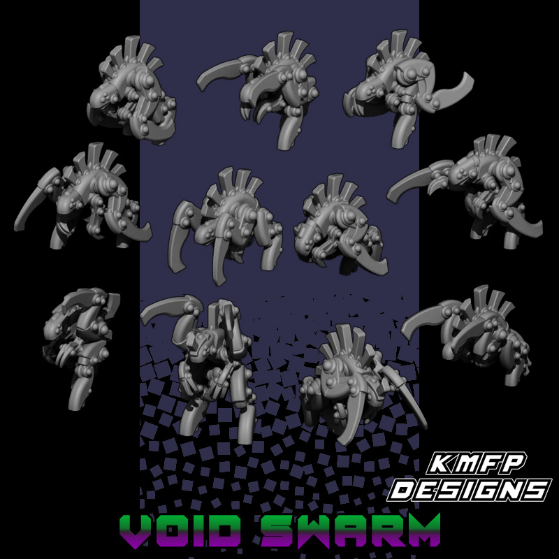 Infiltrator Swarm Constructs - 8mm - Void Swarm Constructs