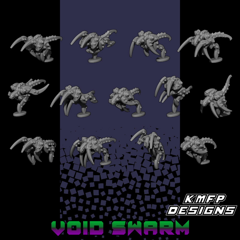 Blade Swarm Constructs - 8mm - Void Swarm Constructs