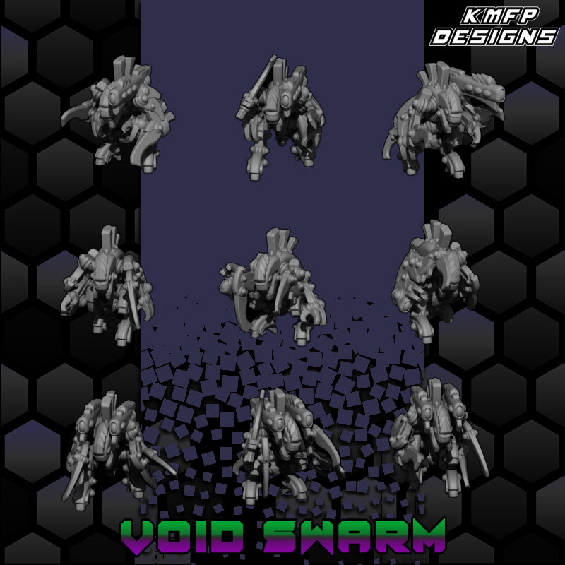 Warrior Constructs - 8mm - Void Swarm Constructs