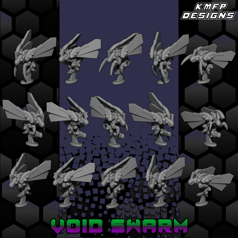 Ariel Hunter Constructs - 8mm - Void Swarm Constructs