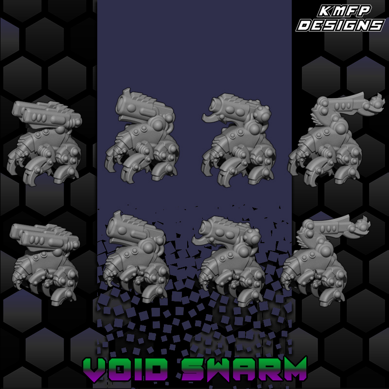 Light Artillery Constructs - 8mm - Void Swarm Constructs