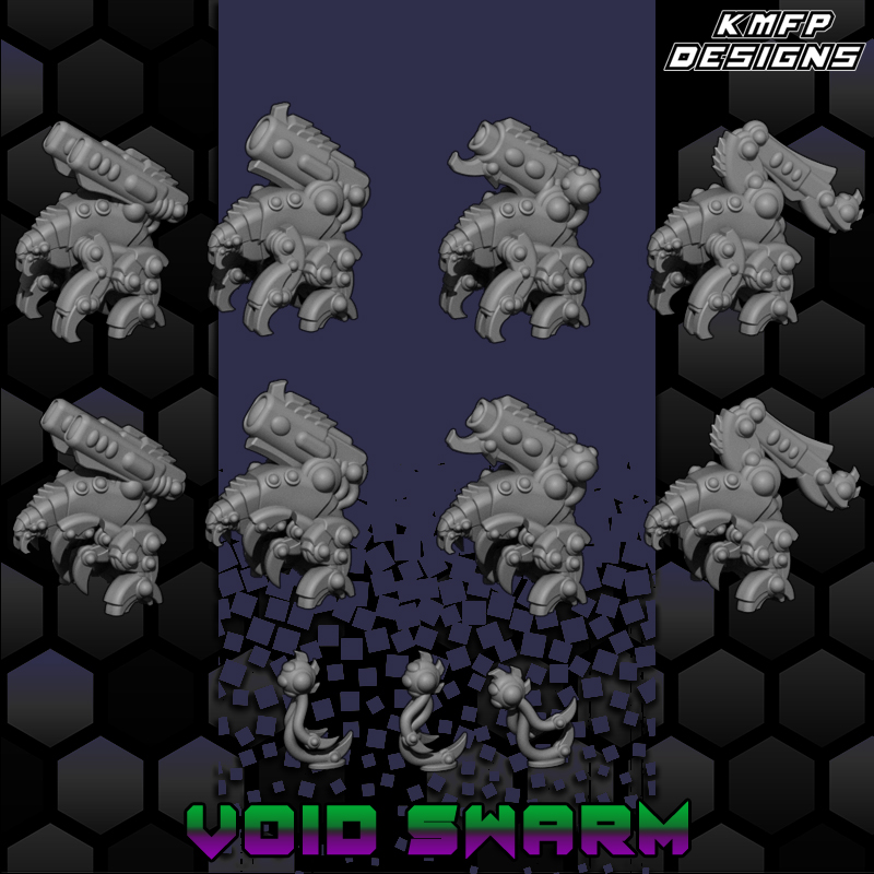 Light Artillery Constructs - 8mm - Void Swarm Constructs