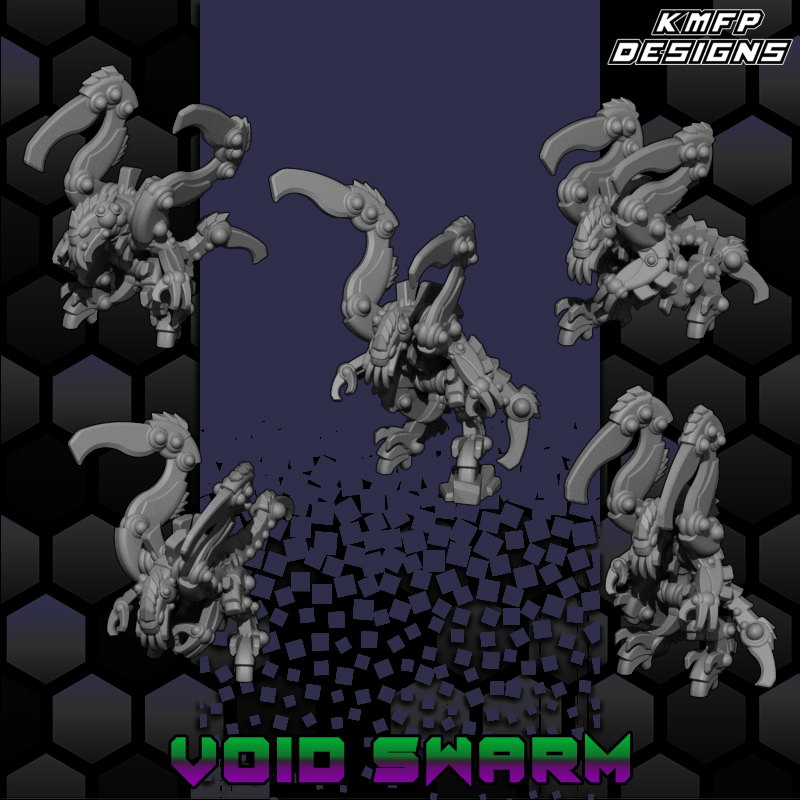 Assassin Constructs - 8mm - Void Swarm Constructs