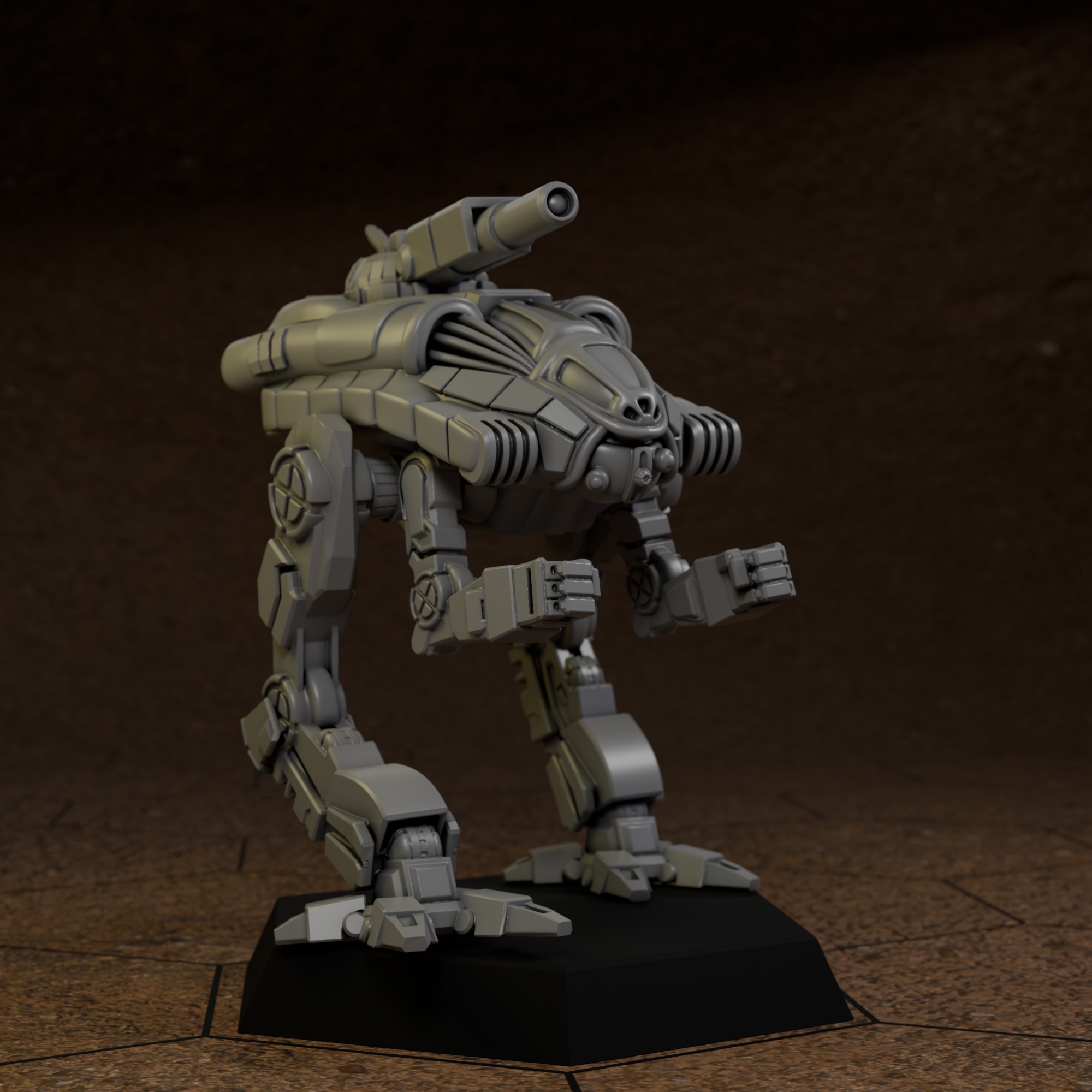 Hussar For American Mecha - Battletech 1/265th to 1/285 Scale