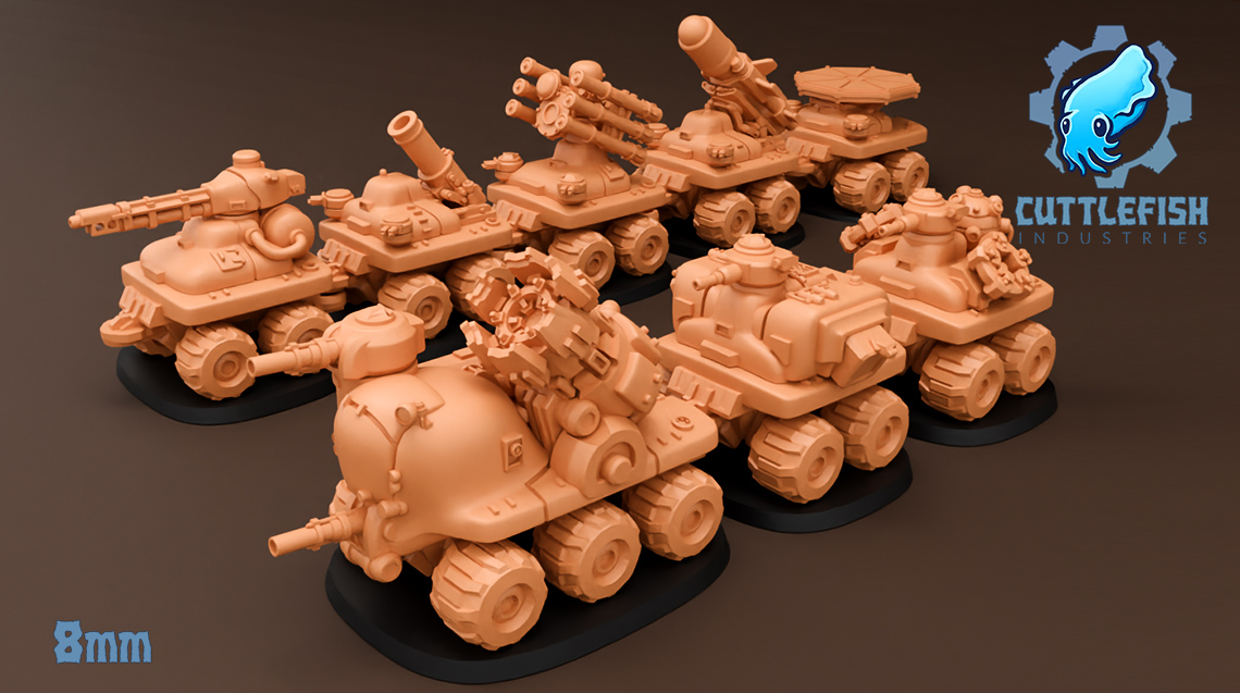 Short Legged War Hauler - 8mm - Cuttlefish Industries