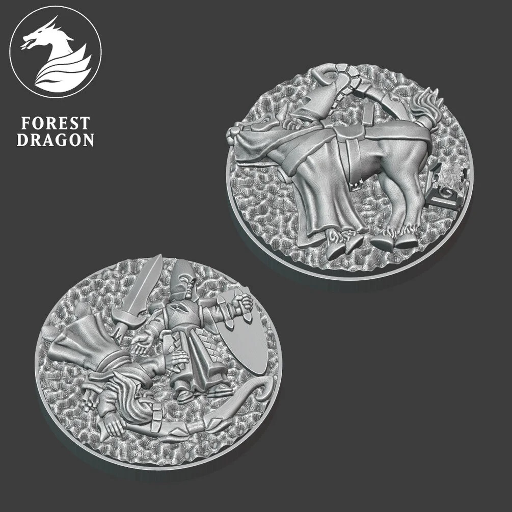 Wound Markers - Noble Elfs - 10mm - Forest Dragon