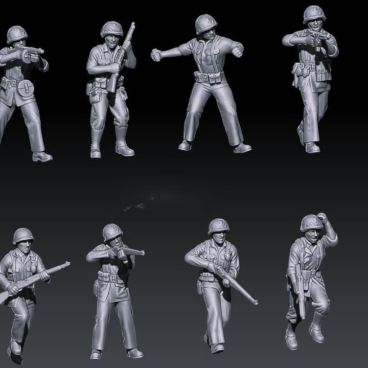 US marines set 1 - 1/100, 1/72, 1/60