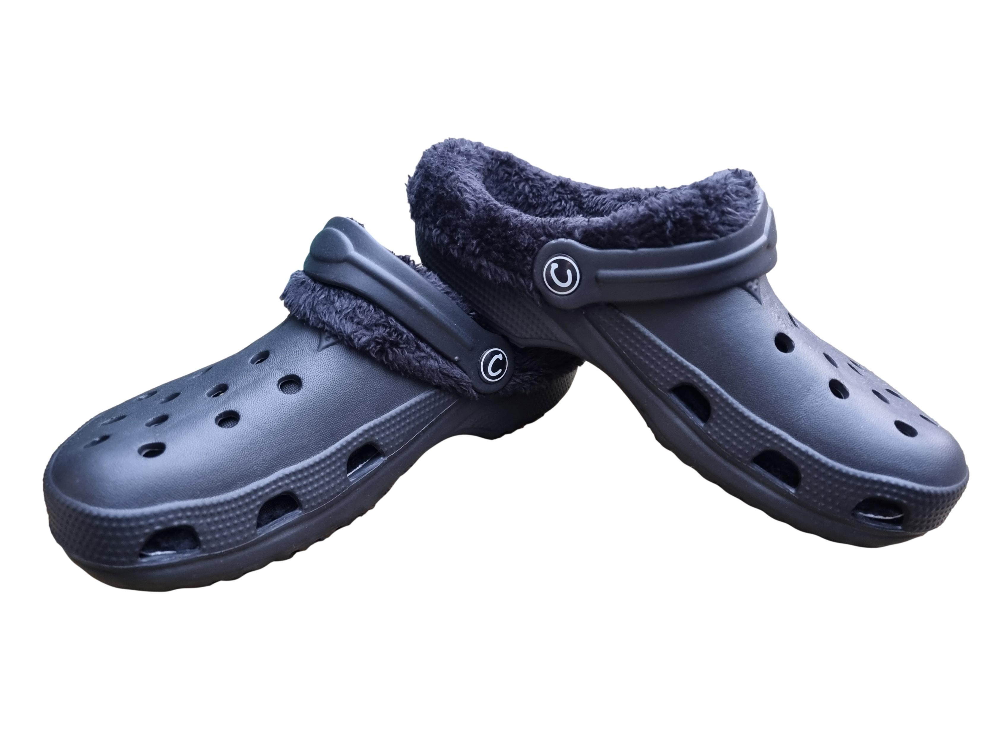 Kids Furry Clogs removable Fur Lining Cloggis Slippers