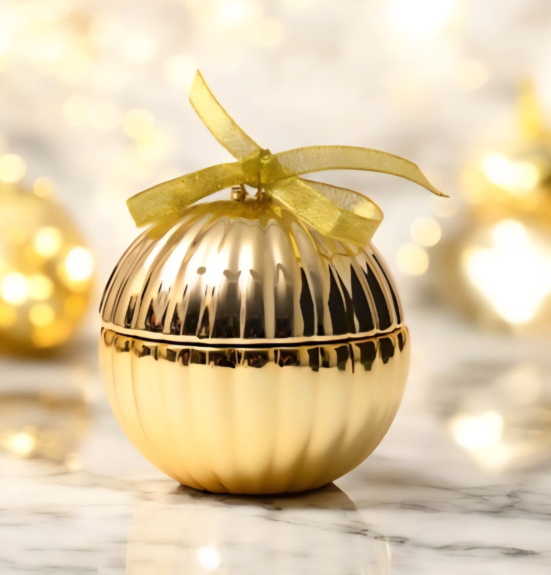 Christmas Baubles- gold