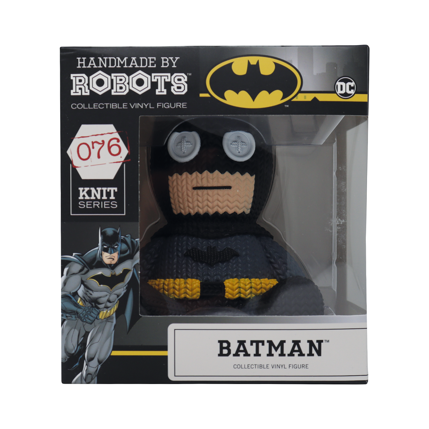 Batman Black Suit Edition Collectible Vinyl Figure from Handmade By Robots