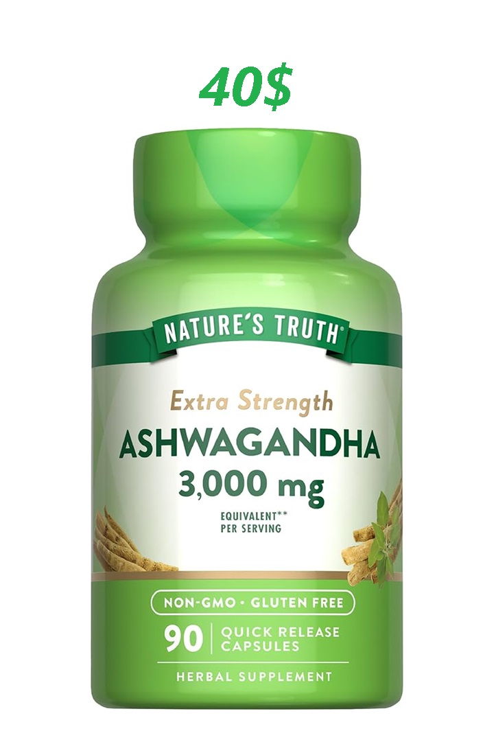 Complément Alimentaire Ashwagandha 3000 Mg - 60 Gélules - Anti-Stress & Équilibre Émotionnel - Marque SPROUT
