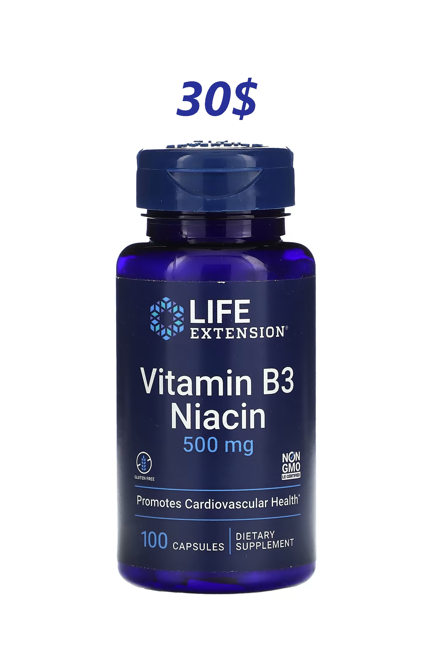 Niacin 500mg 100' Life Extension