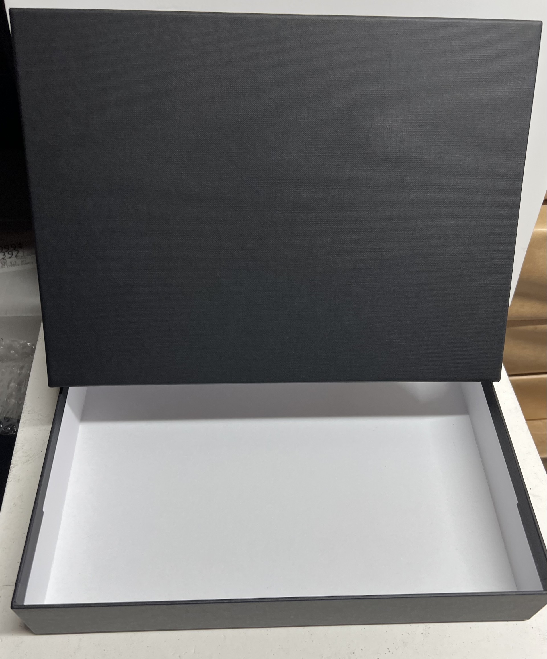 ARCHIVAL PRINT BOX A/3 White Lined 50mm DEEP