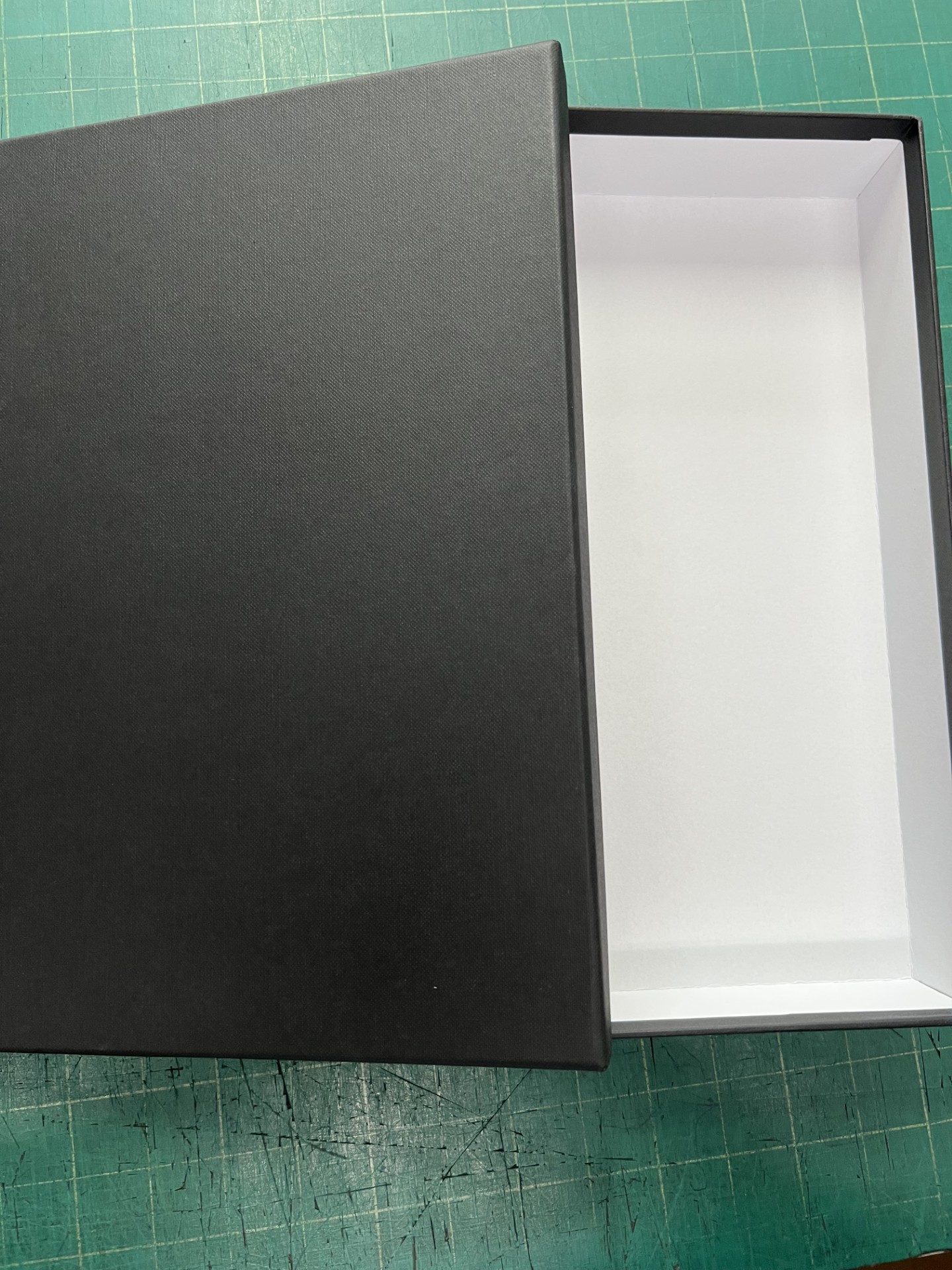 ARCHIVAL PRINT BOX A/4 White Lined 50mm DEEP